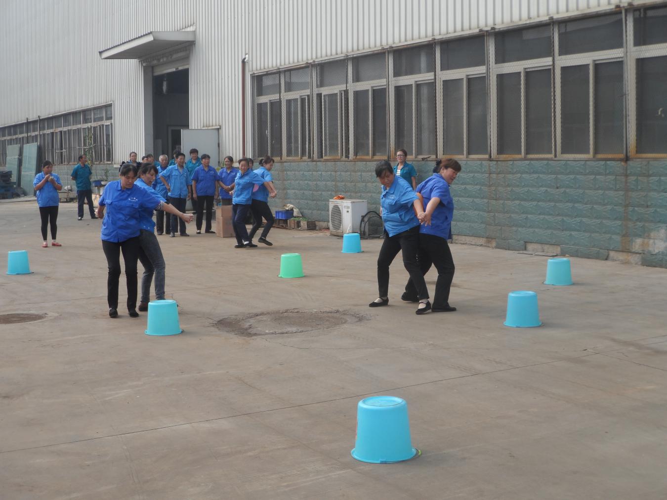 秋風(fēng)起，戰鼓擂，章丘員工賽賽強 