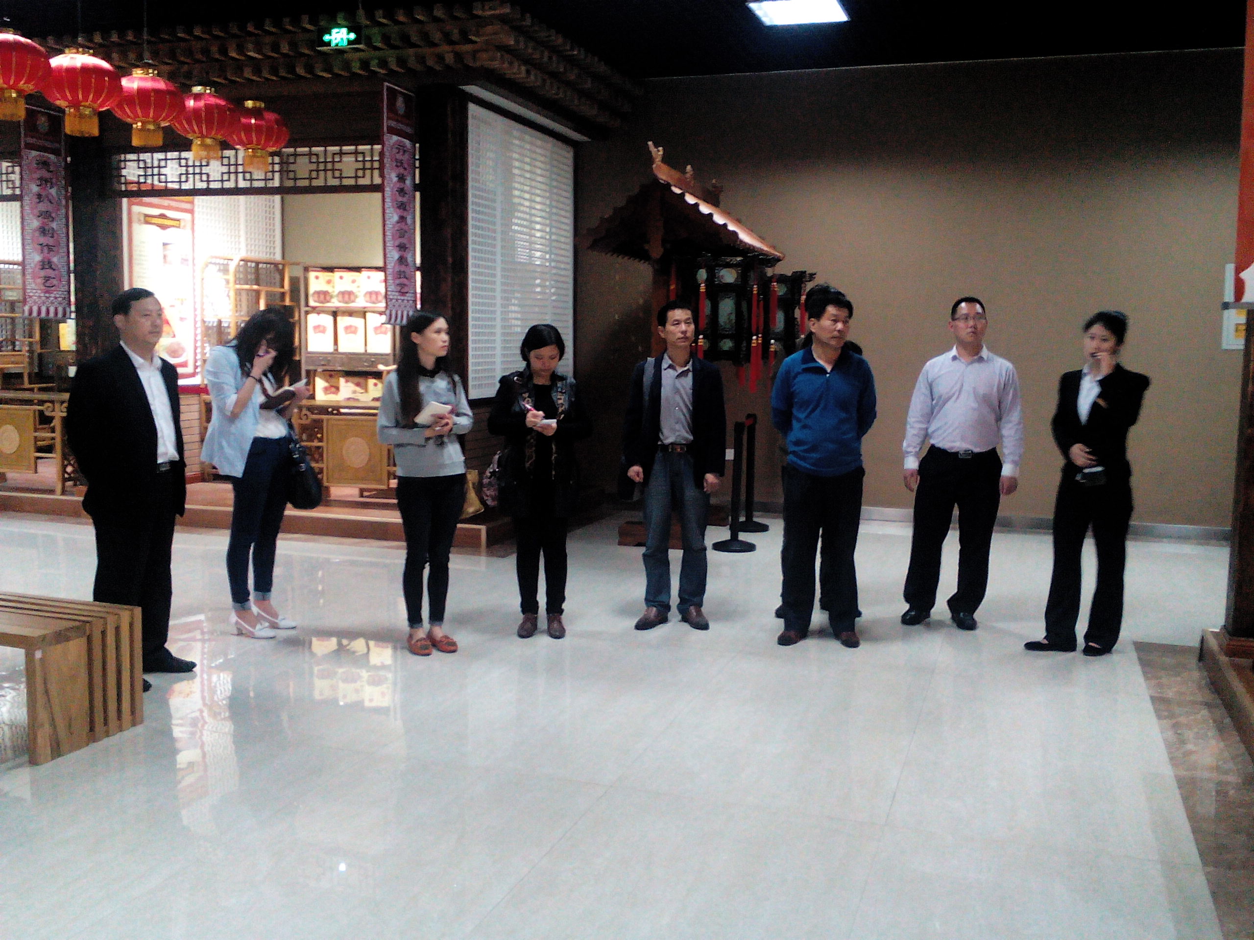 龍力公司一行七人到我公司服務(wù)項目交流指導