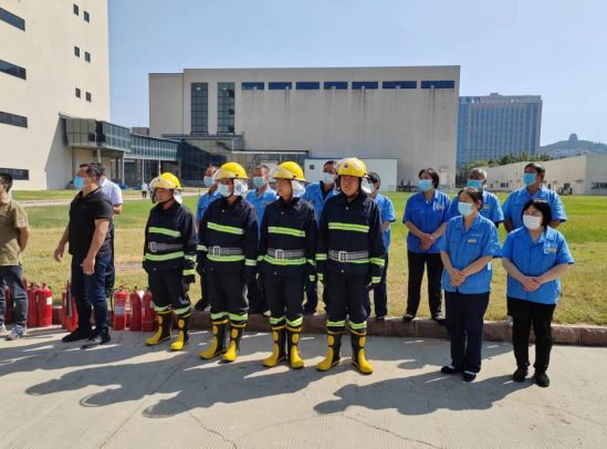 濟南連心物業(yè)舉行2022年下半年?yáng)|部片區消防演練培訓